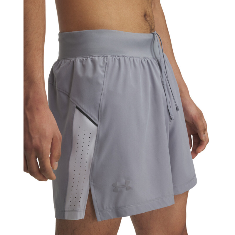 UA LAUNCH PRO 5'' SHORTS-BLU GRY-036