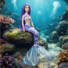 Muñeca Sirena Articulada Sirena Vio