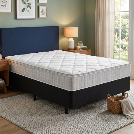 SOMMIER DOS PLAZAS 1.40CM - BASE CAMA COLCHÓN BIOTERAPIA SOMMIER DOS PLAZAS 1.40CM - BASE CAMA COLCHÓN BIOTERAPIA