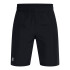 UA Woven Short-RED BLK-002