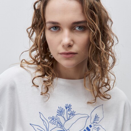 REMERA MECA Blanco