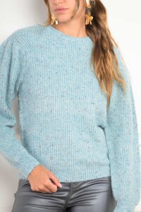 Sweater Lurex Turquesa