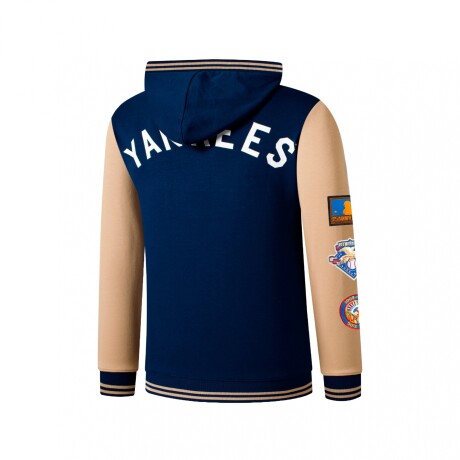 Campera MLB Sleeve Twill Patch Blue