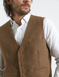 470694 CHALECO VESTIR HARRINGTON SELECT Camel