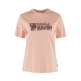 Polo Fjallraven Lush Logo T-shirt W Mujer Chalk Rose