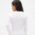 FRCH LS RIBBED TEE NEW OFF WHITE