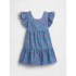 V-SL TIER DRESS CHAMBRAY 042