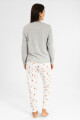 Pijama morning dog Gris