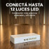 Transformador Luz Led Wpc 100w 24v Conexión Hasta 12 Luces Color Blanco