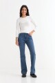 Remera m/l cuello a la base BLANCO