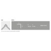 Aluminio tapacanto 16x16mm 2.5mt Oro Mate Aluminio Tapacanto 16x16mm 2.5mt Oro Mate