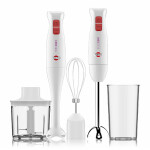MIXER TOKYO PINK 3 EN 1 PIE INOX CON ACCESORIOS BATIDOR Y PICADOR 400W Unica