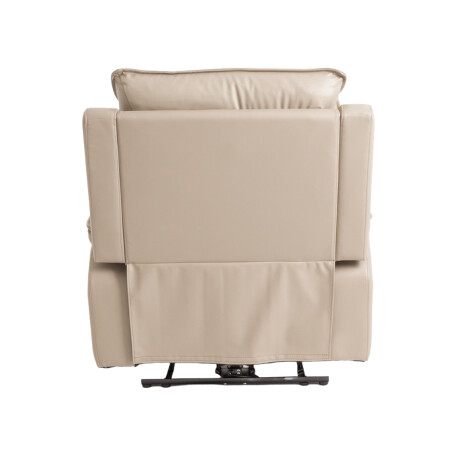 RECLINER ELÉCTRICO 1 CUERPO CUERO-Y-SIMIL-CUERO MARRON JOSHUA TAUPE