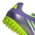 Championes de Fútbol 5 Unisex Adidas F50 Club Púrpura - Blanco - Amarillo Limon