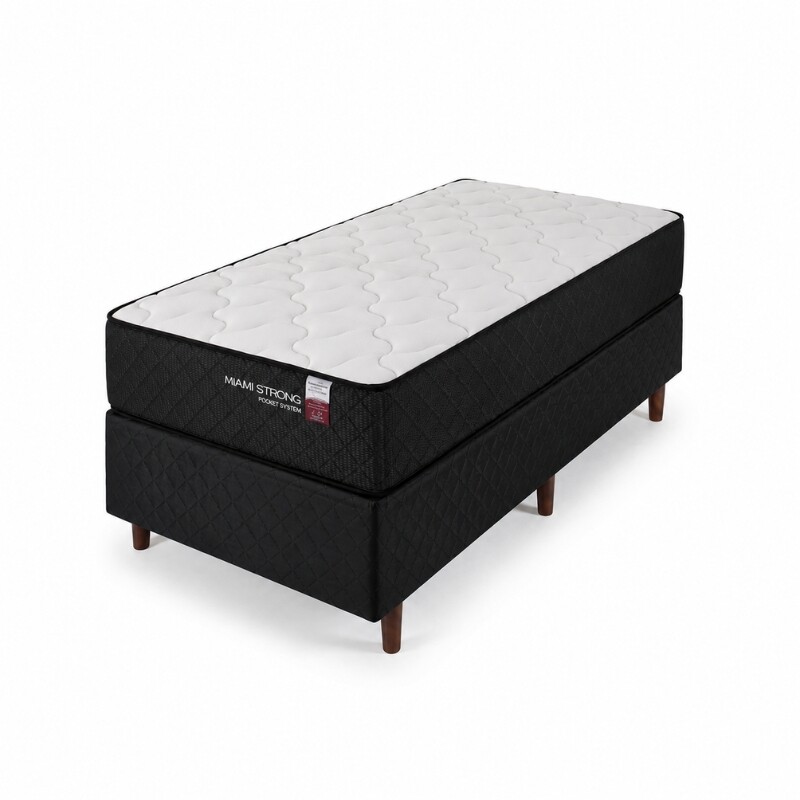 Somier Resorte Miami Strong 1 Plaza 88 x 188 x 26