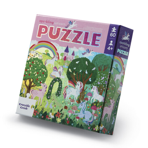 Puzzle Holográfico Crocodile Creek 60 Piezas 35 x 48 cm UNICORNIO 1