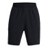 UA Unstoppable Vented Short-GRY BLK-001