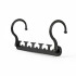 Organizador Perchas Plegable Horizontal Vertical 5 en 1 X4 Color Negro