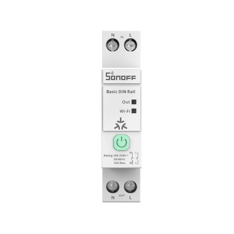 Interruptor inteligente WIFI para riel DIN 32A Matter SO0121