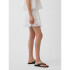 PINTUCK LACE TRIM MINI SKORT FRESH WHITE