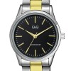 Reloj Análogo Q&Q Resistente al agua Mujer – Dorado Plateado Reloj Análogo Q&Q Resistente al agua Mujer – Dorado Plateado