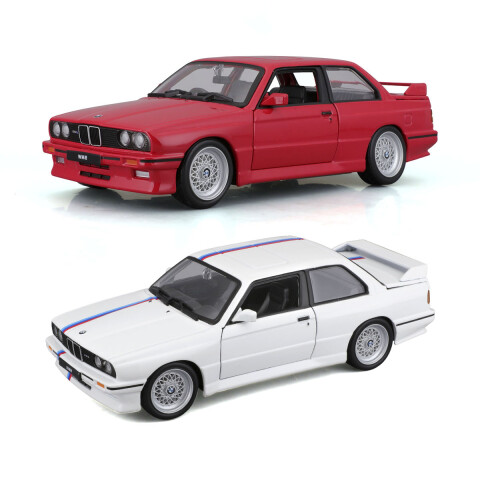 Auto de Colección Bburago Escala 1:24 BMW 3 Series M3 1988 COLORES SURTIDOS