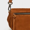 Bandolera Soft en cuero gamuza Oxido