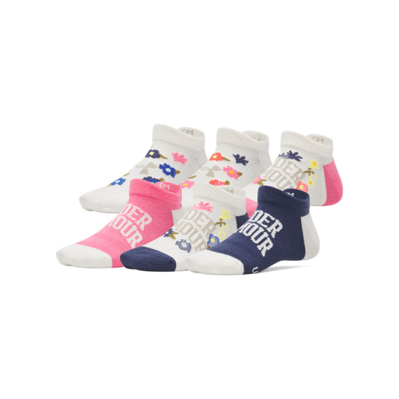 UA Yth Essential No Show 6pk-PNK BRN-279