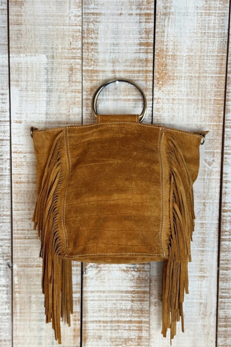 Cartera Mare Flecos Cuoio King