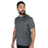 TSHIRT MEN POLY/SPX EVERLAST JACQUARD SPIN CH M6 CHARCOAL