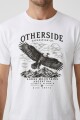 Camiseta estampada Águila BLANCO