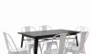 Juego de comedor 6 sillas Tolix 120 Blanco