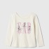 V-FRCH LS BF LOGO T IVORY FROST