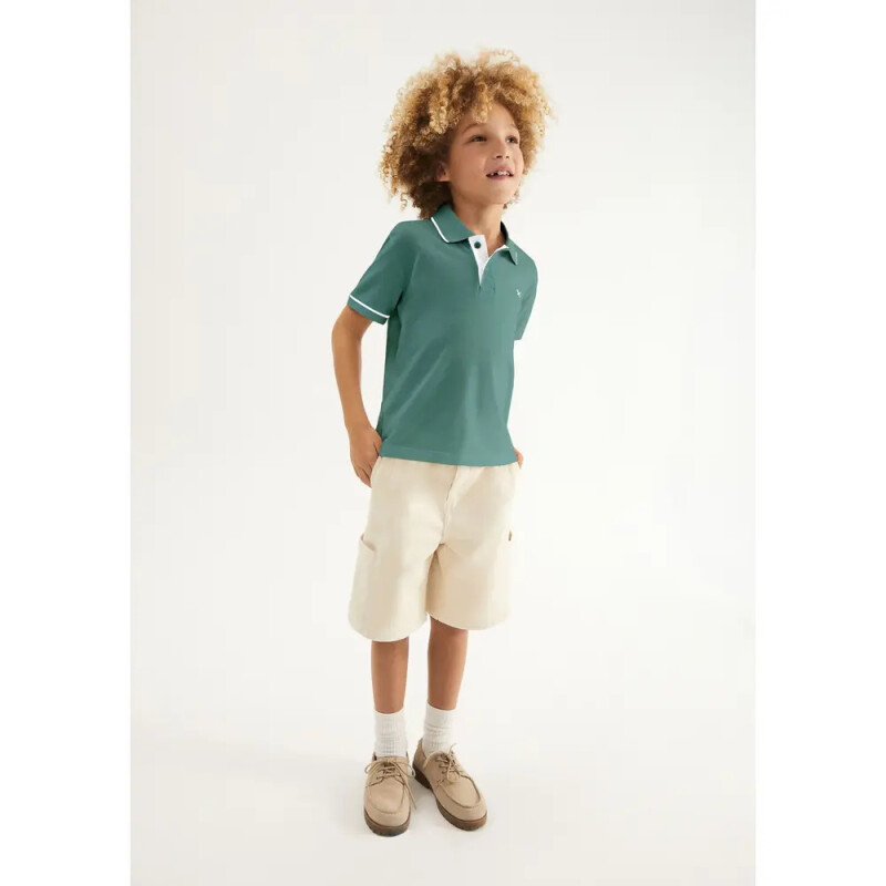CAMISA POLO MM MASC VERDE MEDIO