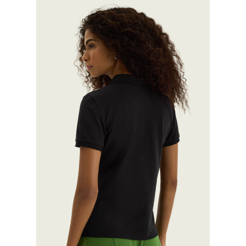 CAMISA POLO MM FEM PRETO ESCURO