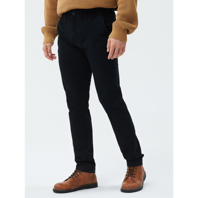 V-ESSENTIAL KHAKI SKINNY FIT TRUE BLACK