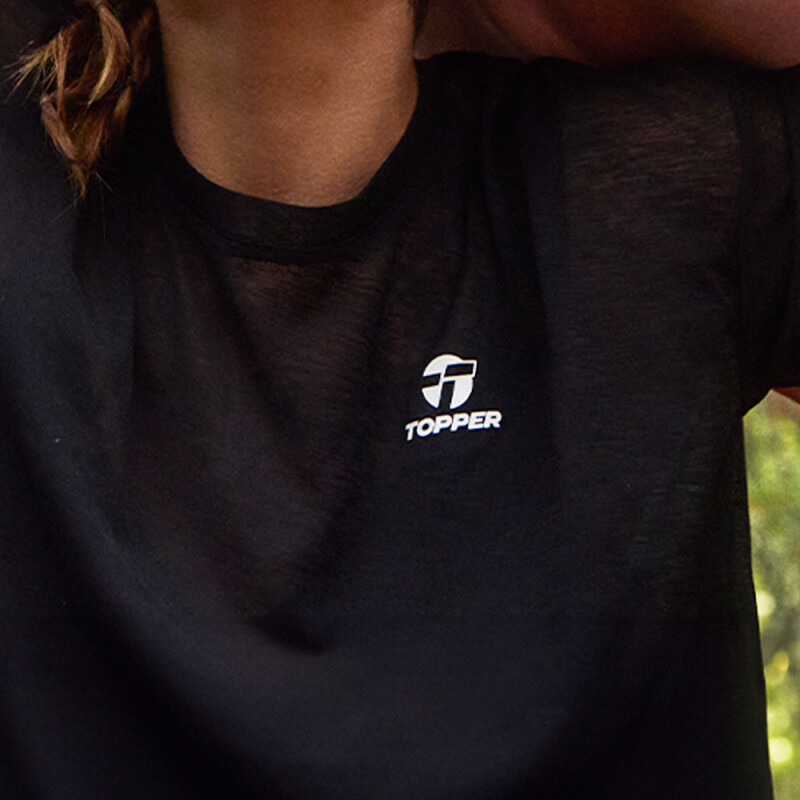 T-SHIRT MC WMN TRNG AIR NEGRO