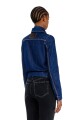Chaqueta Denim Para Mujer De-Corb Azul Oscuro