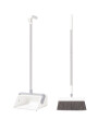 ESCOBA CON PALA SET 2 PCS BLANCO