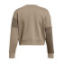 Essential Fleece Crop Crew-BRN BRN-200