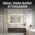 Espejo Rectangular Con Led Baño Led11 60 X 80 Desempañador ESPEJO RECTANGULAR LED11 60X80