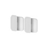CGE150 Set X2 Percheros Baño Adhesivo Resistente Eleve Ou - Blanco