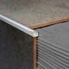 Lumiere Led Quadra Simple 10mm x 2.5m Cromo Mate Lumiere Led Quadra Simple 10mm X 2.5m Cromo Mate