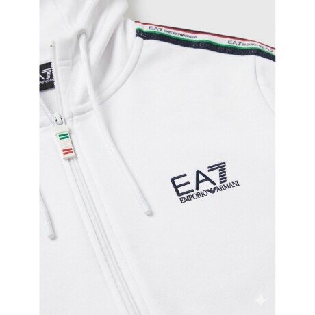 ARMANI EA7 HOODED JACKET White