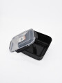 CONTENEDOR ALIMENTOS PLASTICO 2000 ML GRIS OSCURO