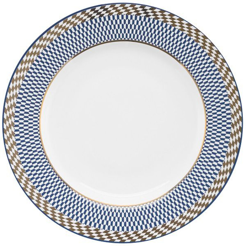 Plato Llano en Porcelana Oxford 6 Piezas Op Art Plato Llano en Porcelana Oxford 6 Piezas Op Art