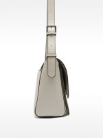 Bolso Bandolera Con Solapa Imantada crudo
