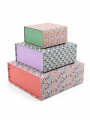 CAJA DECORATIVA ROSADO
