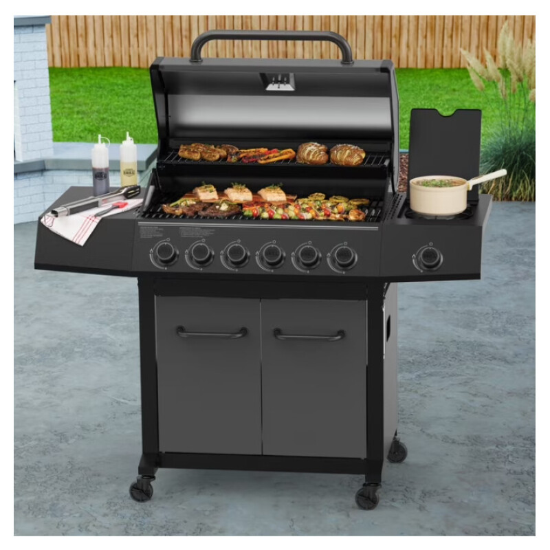 PARRILLA A GAS 6 QUEMADORES C/ANAFE 66000 BTU PARRILLA A GAS 6 QUEMADORES C/ANAFE 66000 BTU