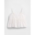 STRAPPY WOV BOW TOP NEW OFF WHITE